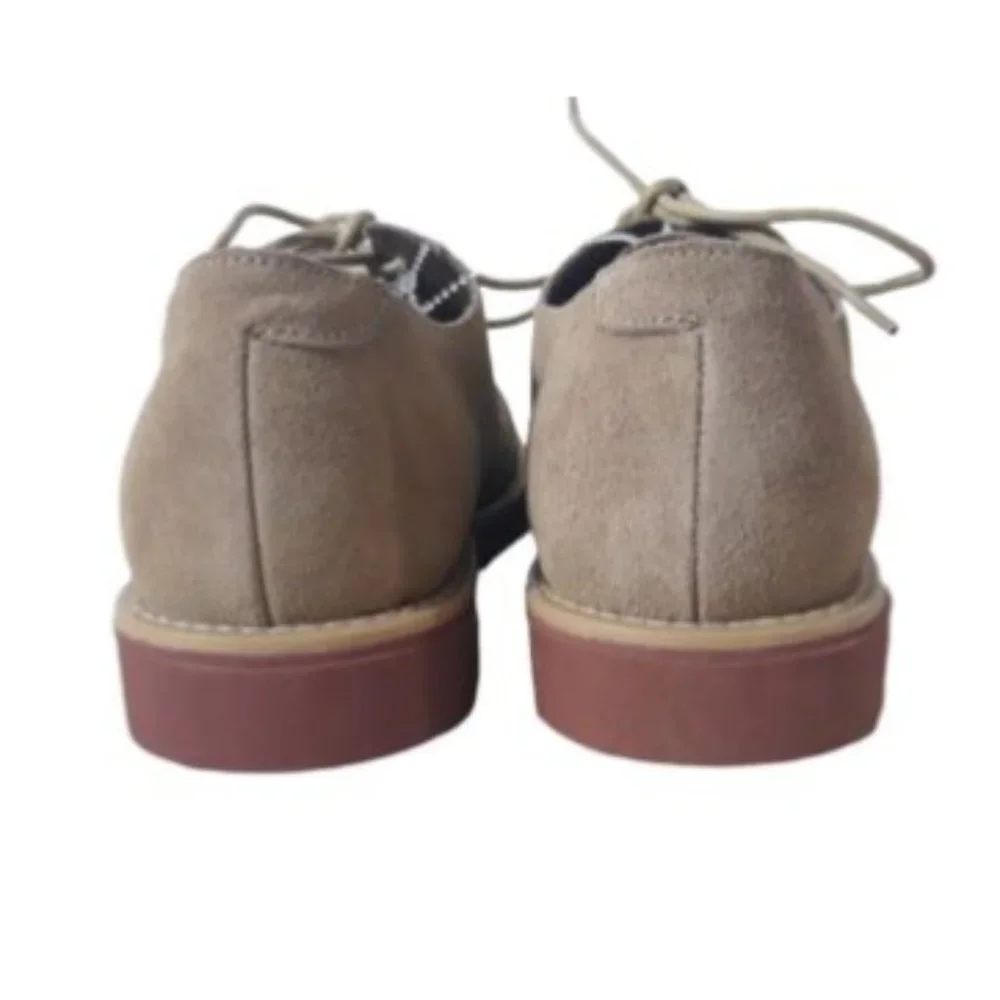 Classroom School Uniform Oxford Shoes Youth Size 9.5 Tan Lace up "Bucky" - Picture 7 of 10